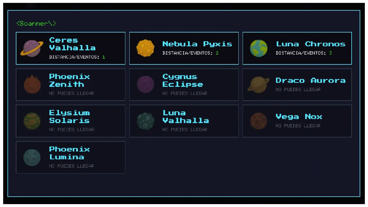 Interacción en planetas
